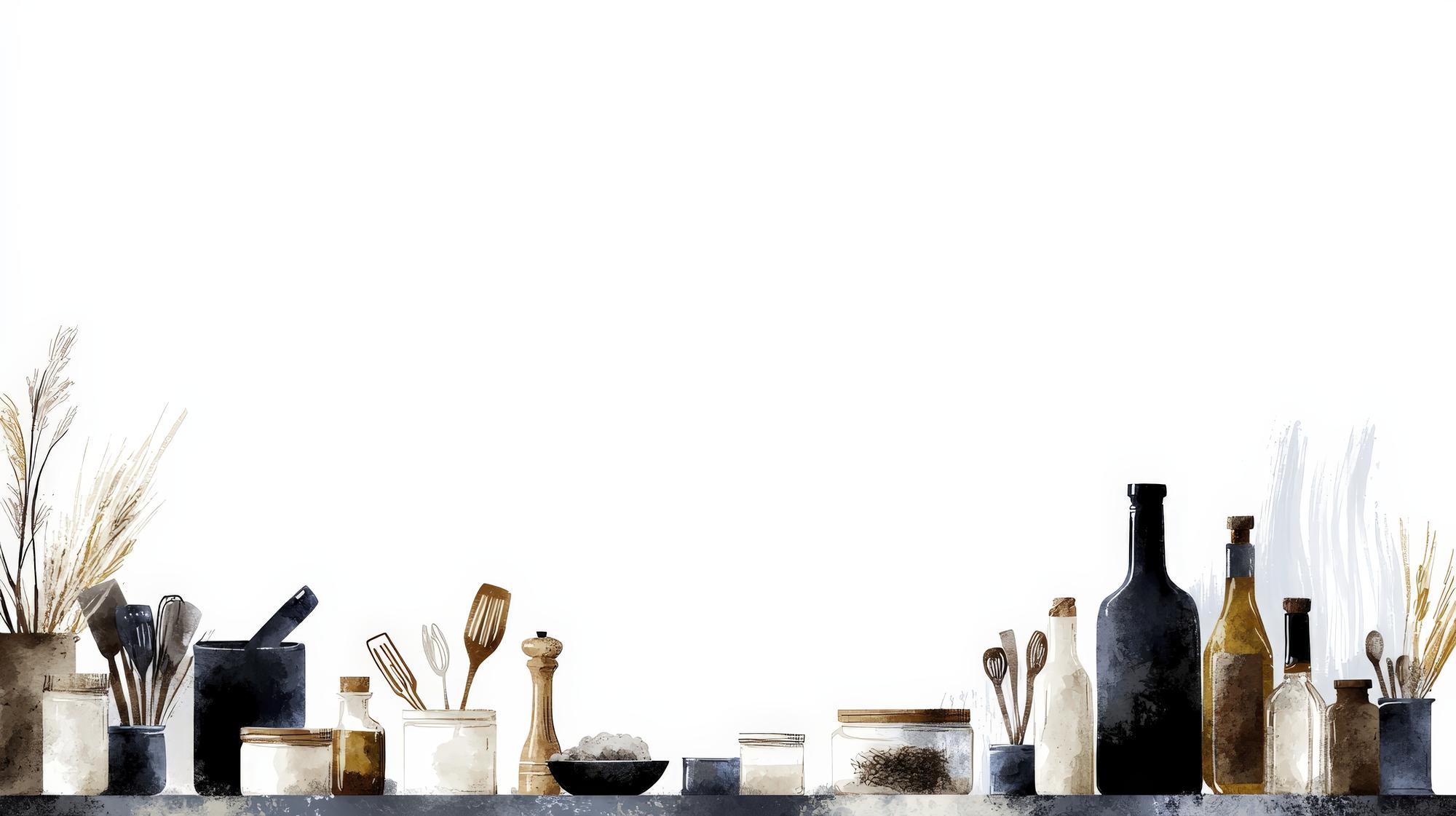 Spazio cucina per lezioni private con luce calda